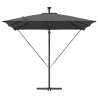 Parasol de cantilever tipo plátano Antracita 249 x 249 x 250 cm 5