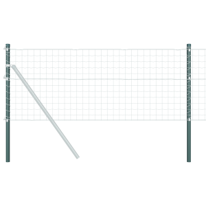 Postes de cerca 12 pcs Verde 70 cm H