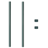 Postes de cerca 2 pcs Verde 120 cm 4