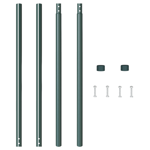 Postes de cerca 2 pcs Verde 160 cm M 4