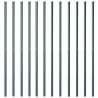 Postes de cerca 12 pcs Verde 180 cm 3