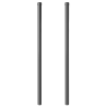 Postes de cerca 2 pcs Gris 110 cm 3