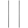 Postes de cerca 2 pcs Gris 140 cm 3