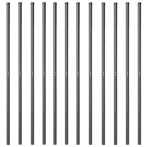 Postes de cerca 12 pcs Gris 210 cm M 3
