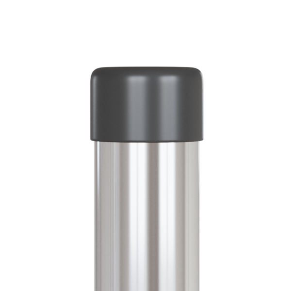 Postes de Cerca 12 pcs Prateado 50 cm Aço galvanizado M 5