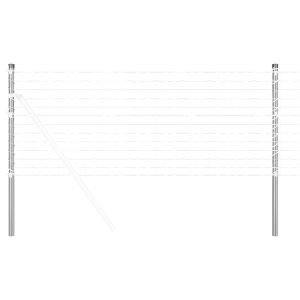 Postes de cerca 12 pcs Plateado 80 cm Acero galvanizado H