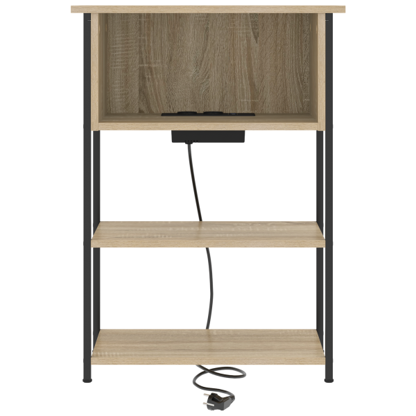 Armário de Cabeceira Carvalho sonoma 55 x 31 x 76 cm M 5