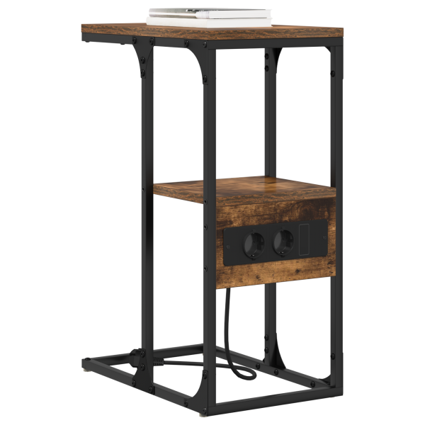 Mesa-de-cabeceira Carvalho fumado 41.5 x 26 x 60.5 cm M 3