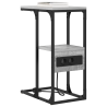 Mesa de Noche con cajón Gris sonoma 41.5 x 26 x 60.5 cm 3