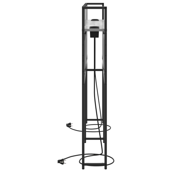 Cabecera de almacenamiento con cabecera Gris sonoma 150 cm M 5