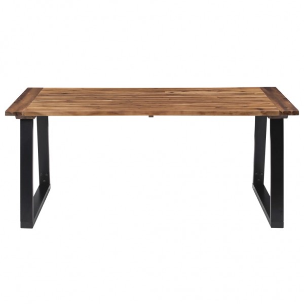 Mesa de comedor demadera de acacia maciza 180x90 cm M 2