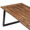 Mesa de comedor demadera de acacia maciza 180x90 cm 5