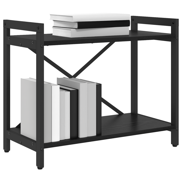 Estantería Roble negro 60 x 30 x 48.5 cm Madera contrachapada M 3