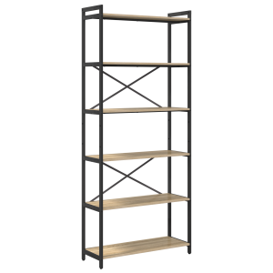 Estantería Roble Sonoma 80 x 30 x 188 cm Madera contrachapada H