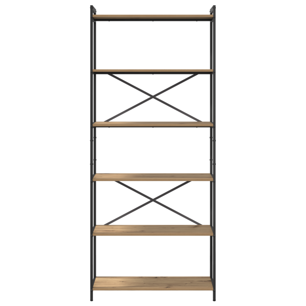 Estantería Roble artisan 80 x 30 x 188 cm Madera contrachapada M 5