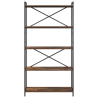 Estantería Roble ahumado 80 x 30 x 153 cm Madera contrachapada 5