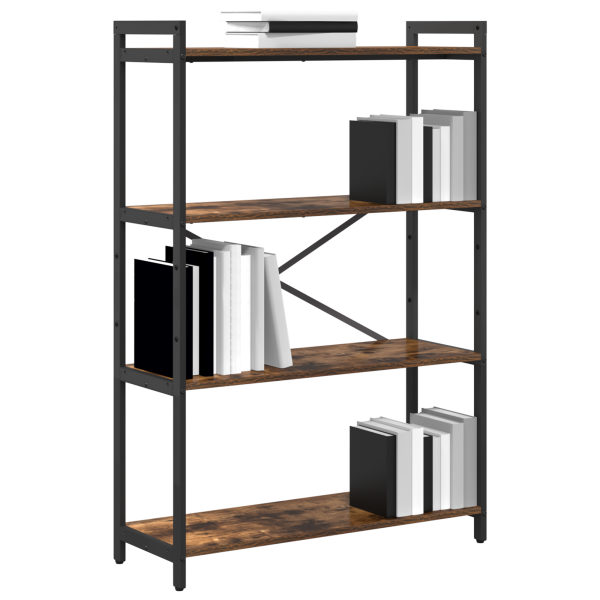 Estantería Roble ahumado 80 x 30 x 118 cm Madera M 3