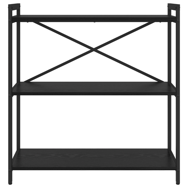 Estantería Roble negro 80 x 30 x 83 cm Madera contrachapada M 5