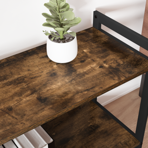 Estantería Roble ahumado 80 x 30 x 48.5 cm Madera contrachapada M 4