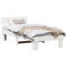 Estructura de cama Blanco 90 x 200 cm Madera de pino sólido 3