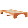 Estructura de cama Marrón cera 80 x 200 cm 2