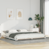 Estructura de cama Blanco 200 x 200 cm Madera maciza de pino 1