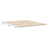 Estructura de cama Blanco 200 x 200 cm Madera maciza de pino 2