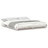 Estructura de cama Blanco 200 x 200 cm Madera maciza de pino 4
