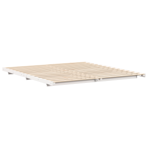 Estructura de cama Blanco 180 x 200 cm Madera maciza de pino H