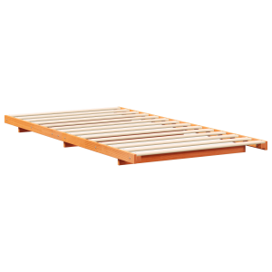 Estructura de cama Marrón cera 80 x 220 cm H