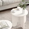 Conjunto de Mesas de Café 2 pcs Branco 39.5 x 39.5 x 30 cm 4