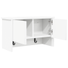 Perchero de pared Blanco 50 x 20 x 30 cm Madera contrachapada 5