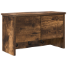 Perchero de pared con estante Roble ahumado 50 x 20 x 30 cm 2