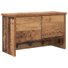Perchero de pared con estante Madera vieja 50 x 20 x 30 cm 2