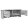 Perchero de pared con estante Gris sonoma 80 x 20 x 30 cm 5