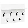 Perchero de pared Blanco 60 x 40 x 12 cm Madera contrachapada 2