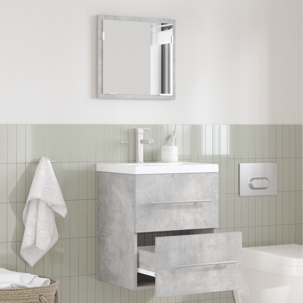 Gabinete de Baño con cajón Gris concreto 41 x 38.5 x 48 cm D