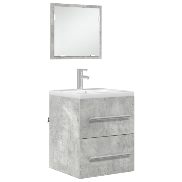 Gabinete de Baño con cajón Gris concreto 41 x 38.5 x 48 cm M 3