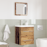 Gabinete de Baño con cajón Madera envejecida 41 x 38.5 x 48 cm 4