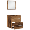 Gabinete de Baño con cajón Madera envejecida 41 x 38.5 x 48 cm 5