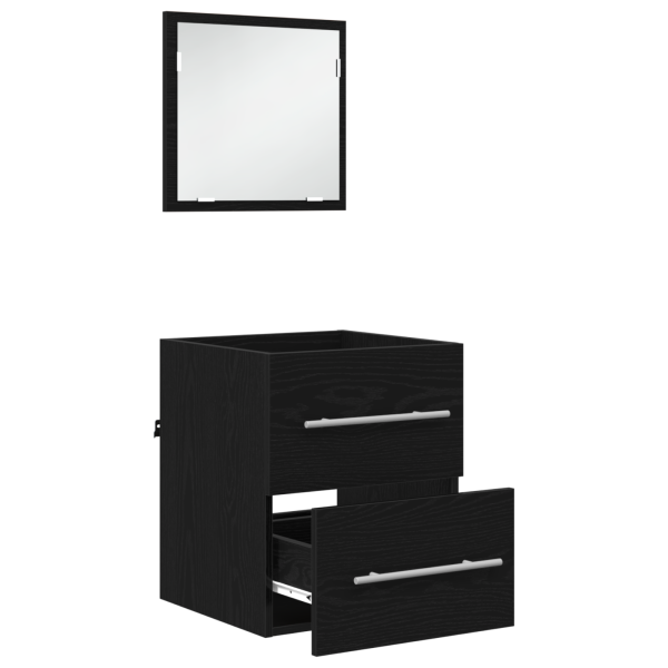 Gabinete de Baño con cajón Roble negro 41 x 38.5 x 48 cm M 5
