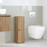 Mueble de baño con portarrollos roble artisan 20.5x22x72 cm 3