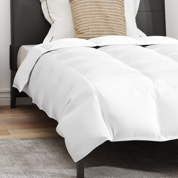 Edredón Otro con almohada 2 pcs Blanco 155 x 200 cm Plumas M 5