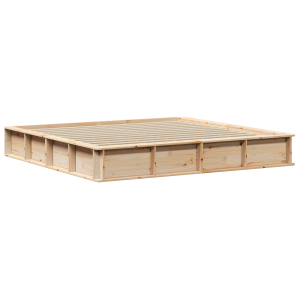 Estructura de cama Marrón 180 x 200 cm Madera H