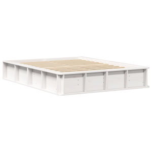 Estructura de cama Blanco 135 x 190 cm Madera H
