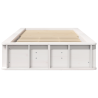 Estructura de cama Blanco 100 x 200 cm Madera maciza 5