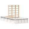 Estructura de cama con almacenamiento Blanco 80 x 200 cm Madera 3
