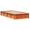 Estructura de cama Marrón cera 80 x 200 cm Madera 2