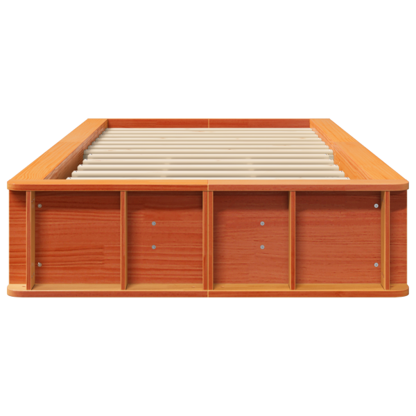 Estructura de cama Marrón cera 80 x 200 cm Madera M 5
