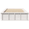 Estructura de cama con almacenamiento Manual Blanco 90 x 190 cm Madera 5
